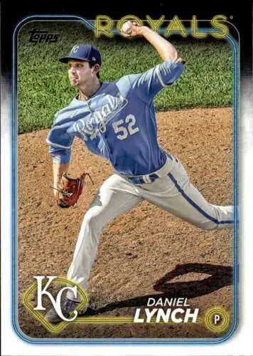 2024 Topps #617 Daniel Lynch NM-MT Royals baseball card with original gloss finish