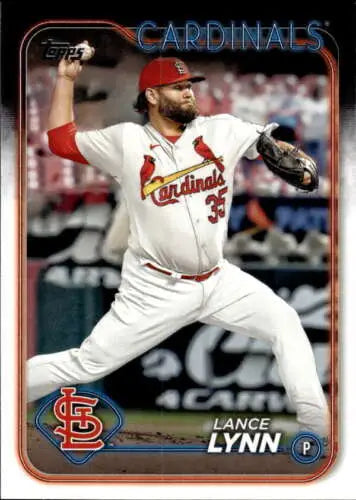 Lance Lynn baseball card from 2024 Topps #630 with original gloss and NM-MT quality