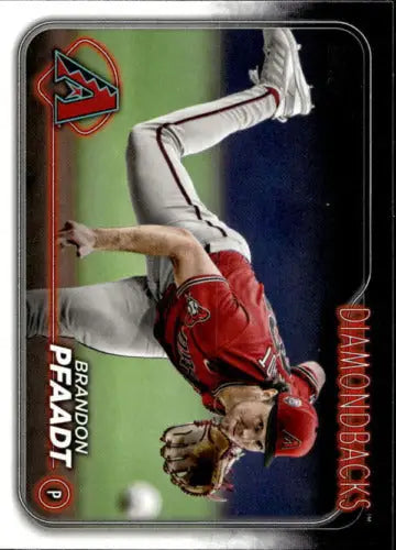 Brandon Pfaadt baseball card from 2024 Topps #664 with original gloss for Diamondbacks