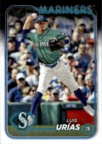 Luis Urías baseball card from 2024 Topps #674 with original gloss finish