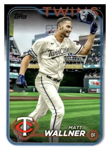 2024 Topps #91 Matt Wallner baseball card with original gloss features Twins ID:68759