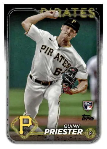 Quinn Priester 2024 Topps #93 NM-MT RC Rookie Pirates original gloss baseball card