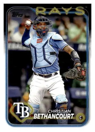 2024 Topps #96 Christian Bethancourt NM-MT Baseball Card with original gloss design