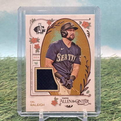 Cal Raleigh Seattle Mariners trading card from 2024 Topps Allen & Ginter collection