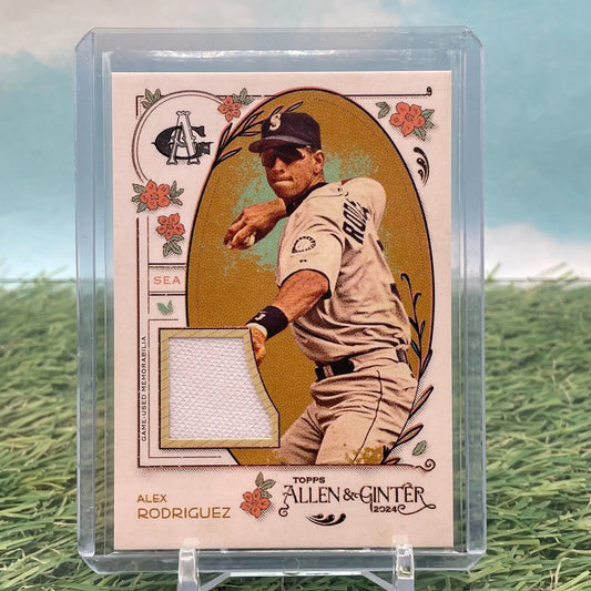 Alex Rodriguez baseball card from 2024 Topps Allen & Ginter Relic collection