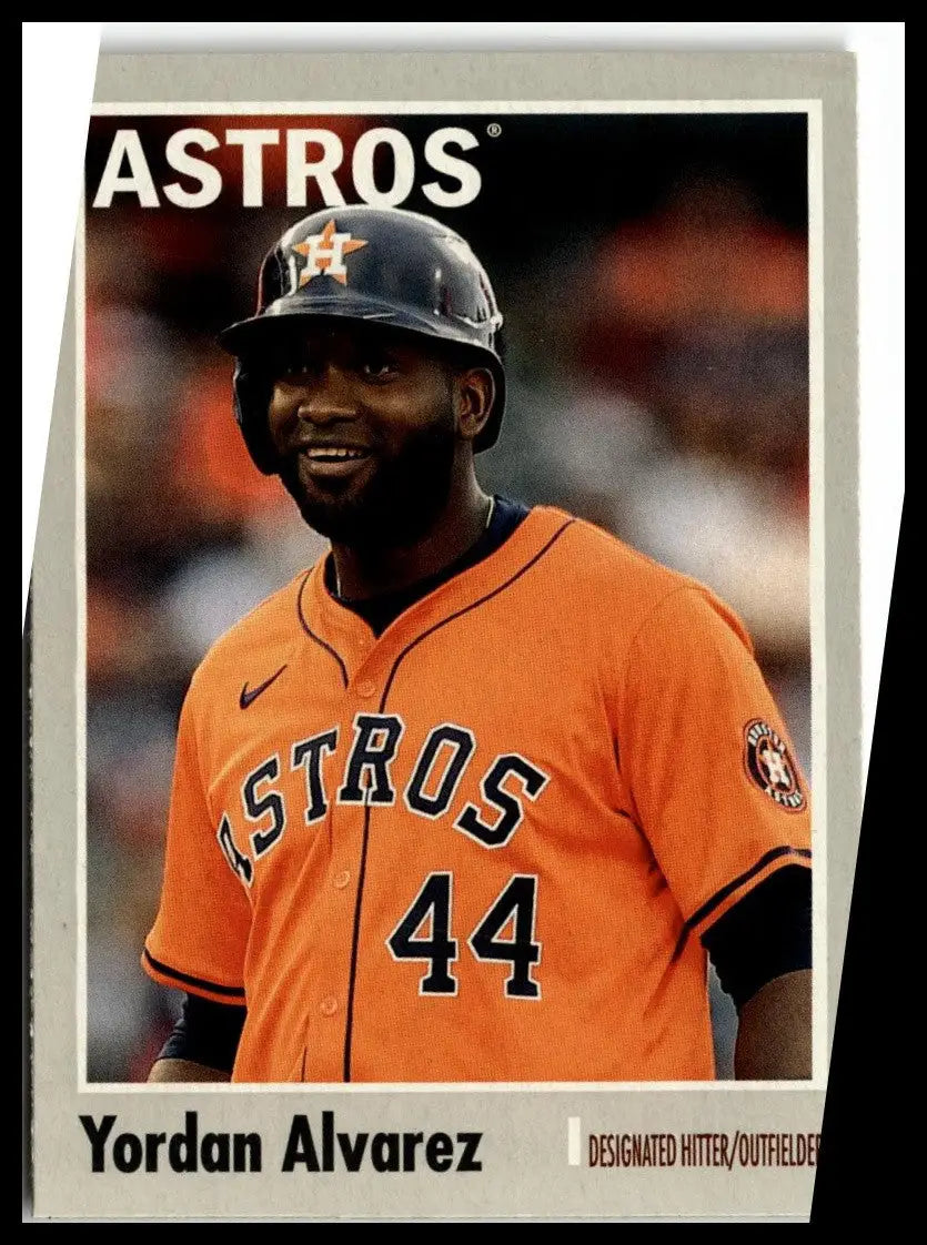 Yordan Alvarez baseball card from 2024 Topps Archives #192, Houston Astros collectible