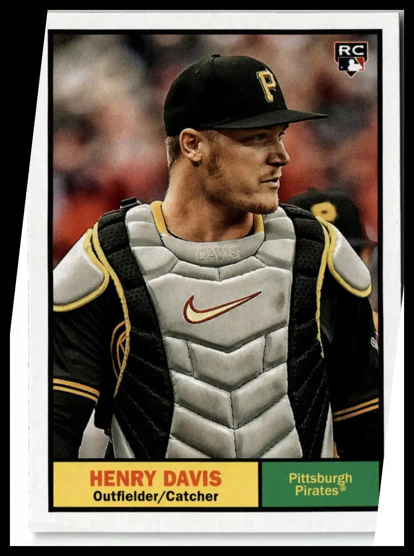 Henry Davis baseball card from 2024 Topps Archives featuring Pittsburgh Pirates star