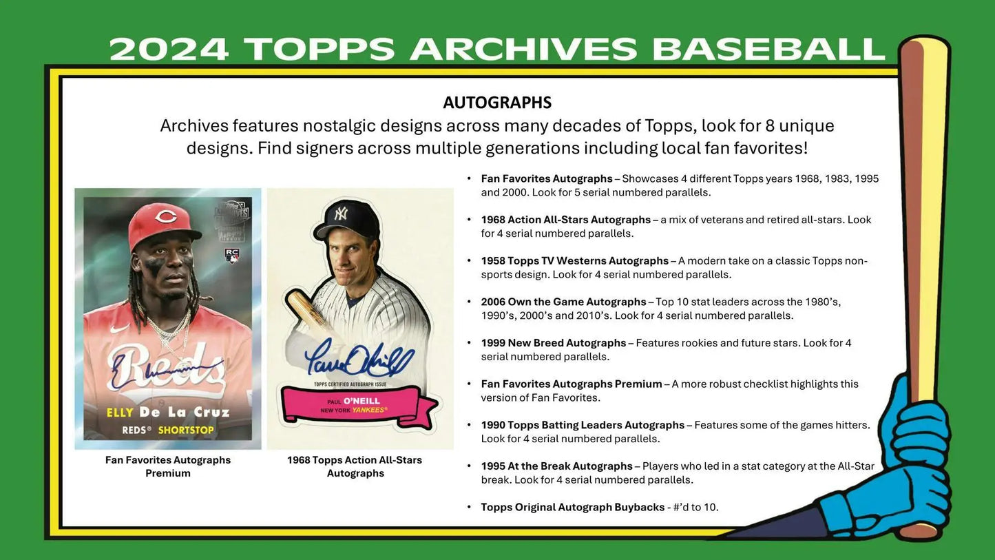 2024 Topps Archives Baseball 7-Pack Blaster Box - Sport Card Hobby Boxes