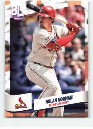 2024 Topps Big League #105 Nolan Gorman NM-MT Cardinals original gloss baseball card