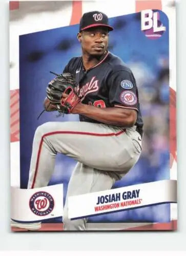 2024 Topps Big League #147 Josiah Gray NM-MT baseball card with original gloss