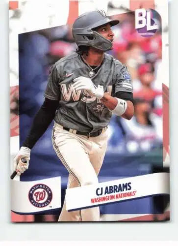 CJ Abrams baseball card 2024 Topps Big League #149 NM-MT Nationals original gloss