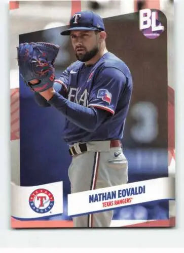 Nathan Eovaldi baseball card from 2024 Topps Big League #154 featuring original gloss