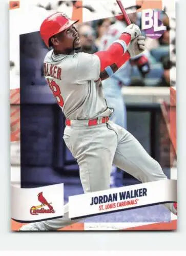 Jordan Walker baseball card from 2024 Topps Big League #198 with original gloss finish