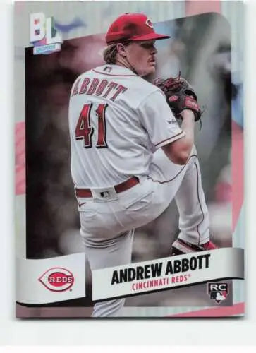 Andrew Abbott Topps Big League baseball card NM-MT SP Reds original gloss foil