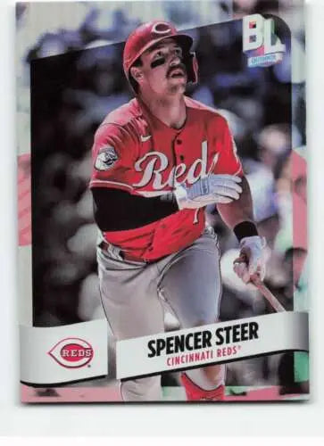 2024 Topps Big League #234 Spencer Steer baseball card with original gloss finish