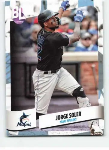 2024 Topps Big League #30 Jorge Soler baseball card with original gloss from Marlins