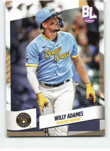 Willy Adames baseball card from 2024 Topps Big League featuring original gloss finish