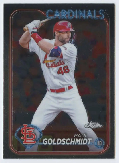 2024 Topps Chrome #90 Paul Goldschmidt St. Louis Cardinals Baseball Card in NM-MT condition