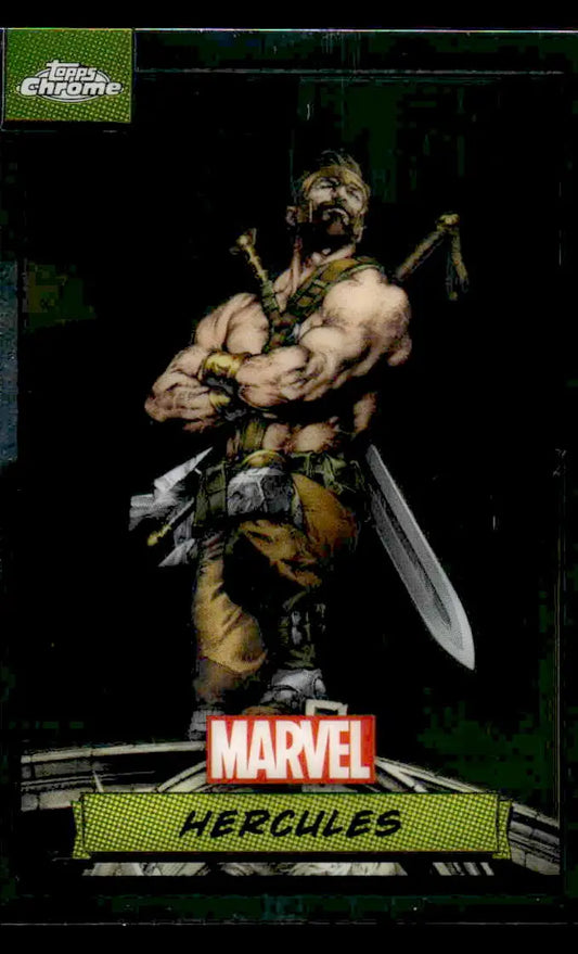 Marvel Hercules trading card from 2024 Topps Chrome Marvel #103 collectible series