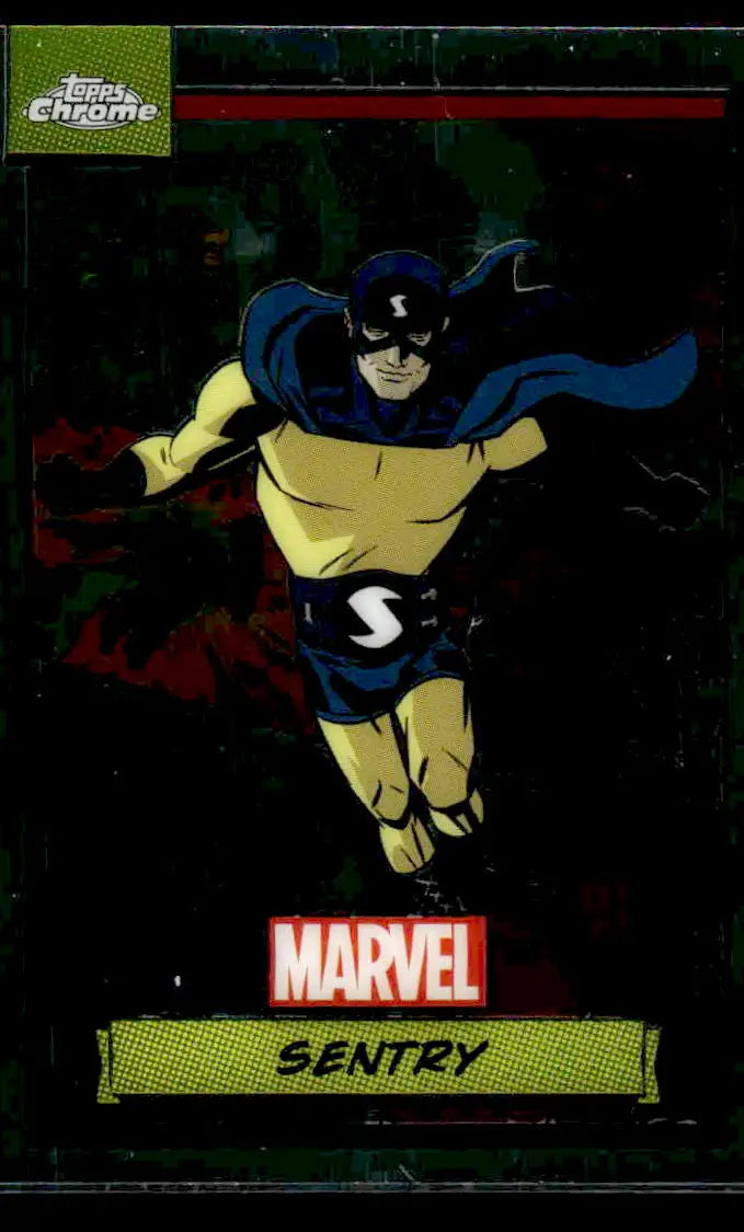 Sentry Marvel trading card from 2024 Topps Chrome Marvel #109 collectible series