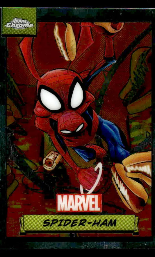 Spider-Ham trading card from 2024 Topps Chrome Marvel #113 collectible set