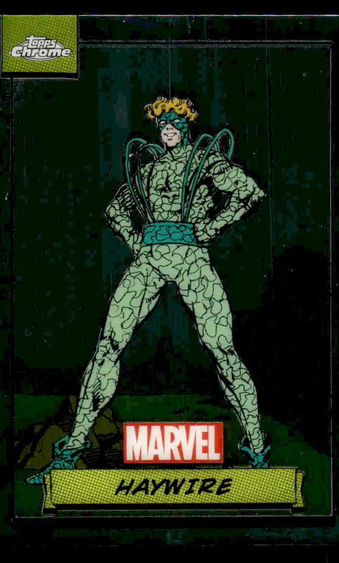 Marvel Haywire trading card from 2024 Topps Chrome Marvel #140 collectible series