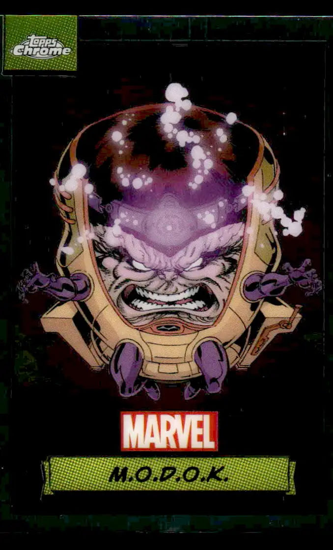 Marvel M.O.D.O.K. trading card from 2024 Topps Chrome Marvel #60 collectible series