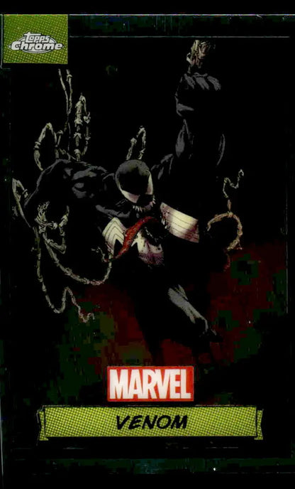 Venom Marvel trading card from 2024 Topps Chrome Marvel #62 collectible series