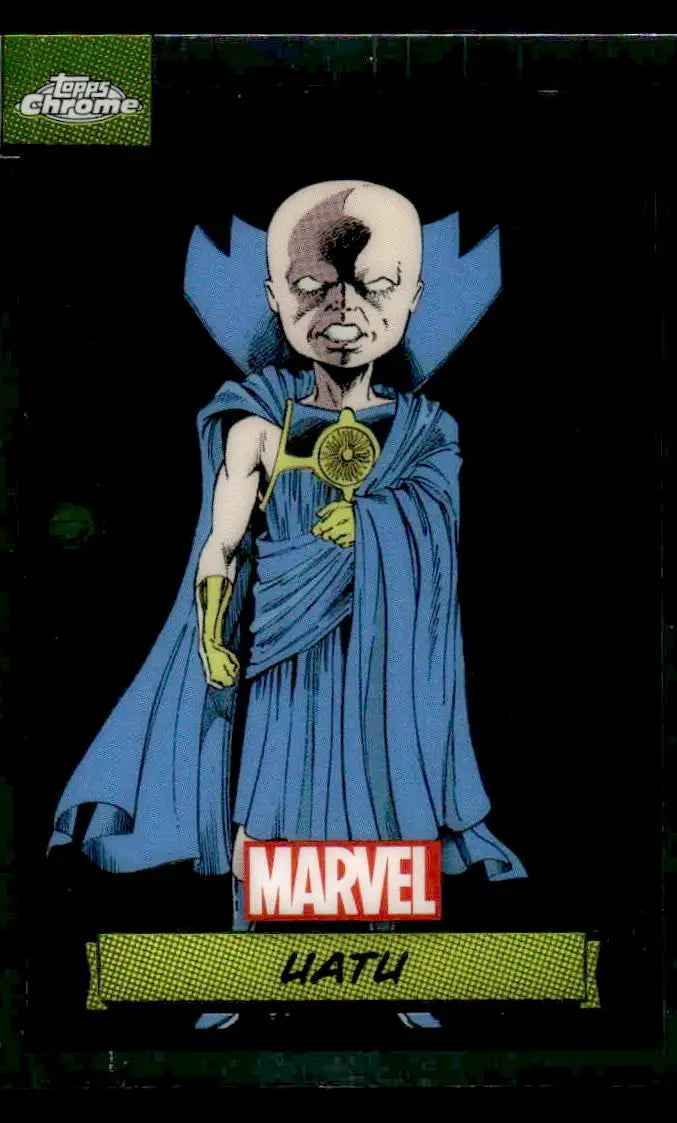 2024 Topps Chrome Marvel #85 Uatu trading card featuring a classic character design