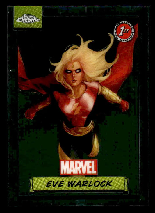 Eve Warlock Marvel trading card from 2024 Topps Chrome #97 collectible series