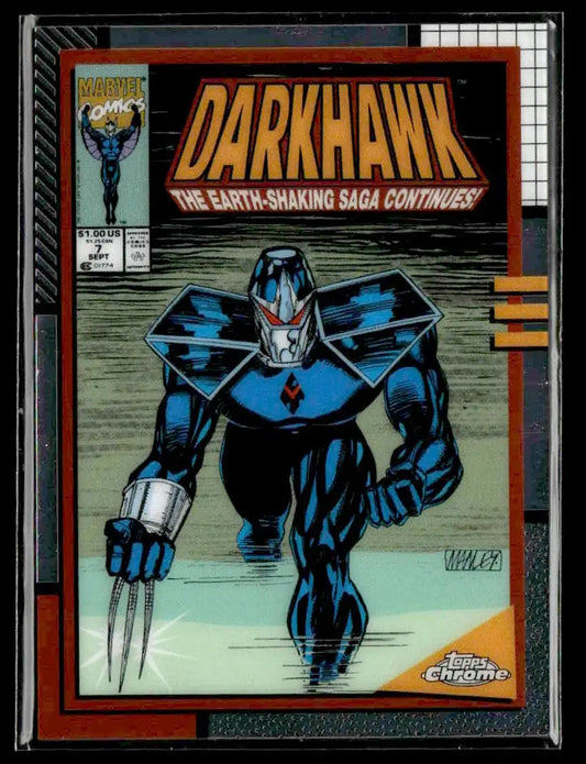 Darkhawk comic book from 2024 Topps Chrome Marvel #MN-8 Marvel 90s collection