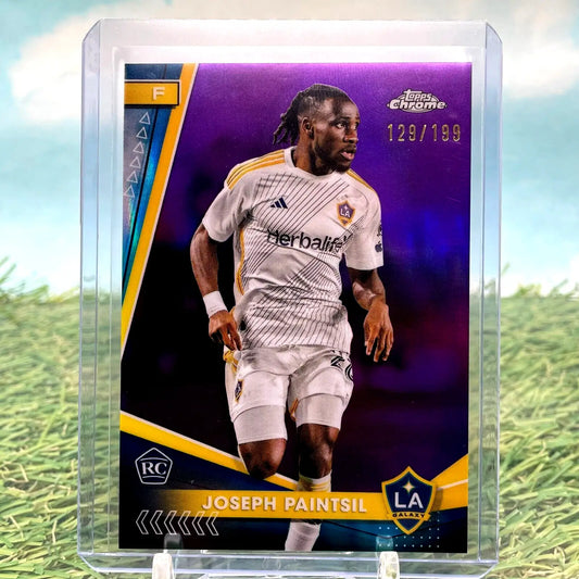 Joseph Paintsil Topps Chrome MLS purple soccer card LA Galaxy #43 #/199