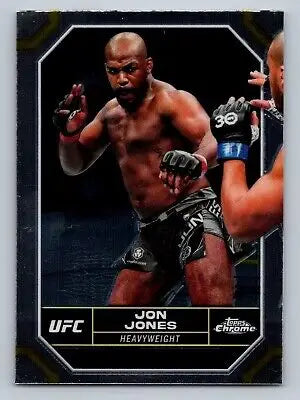 Jon Jones Topps Chrome UFC trading card from the 2024 collection #97