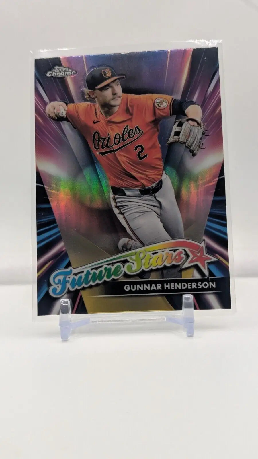 Gunnar Henderson 2024 Topps Chrome Update Series Future Stars baseball card