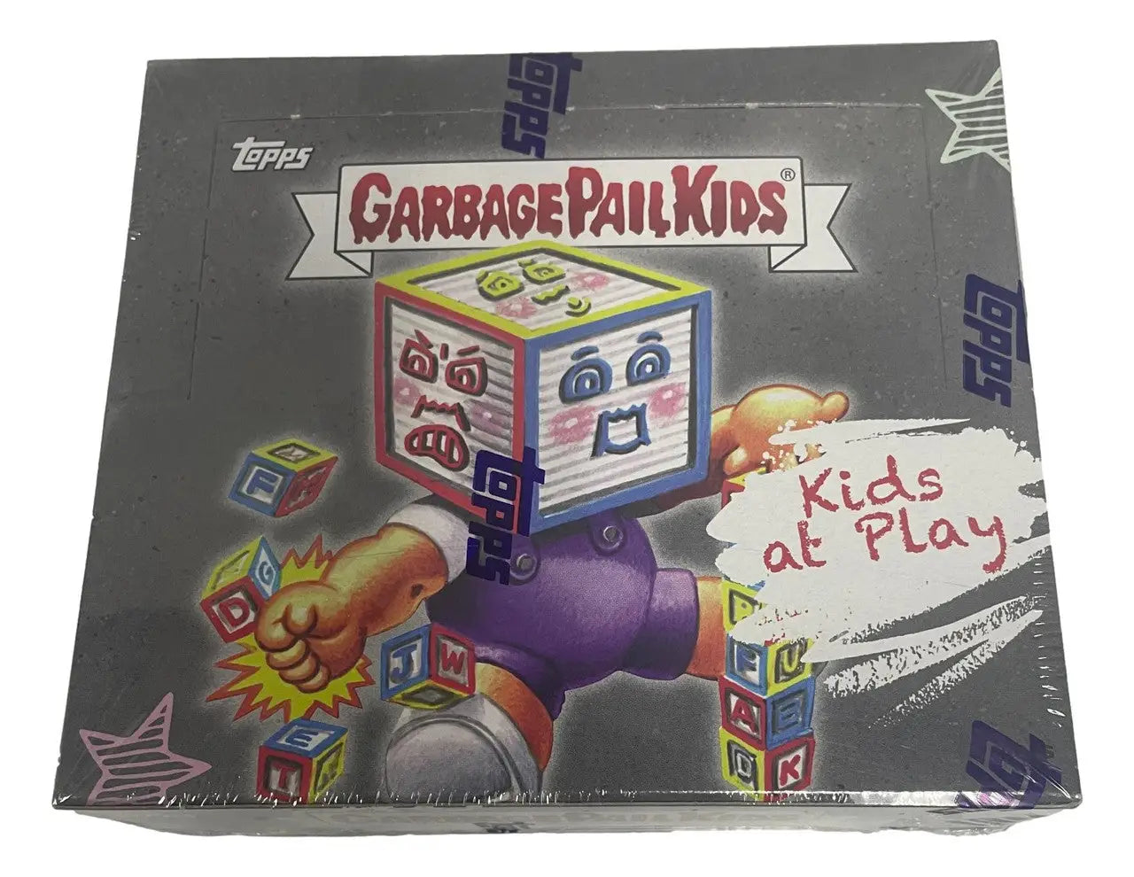 Sealed box of Garbage Pail Kids Kids at Play Hobby Collector Exclusive trading cards