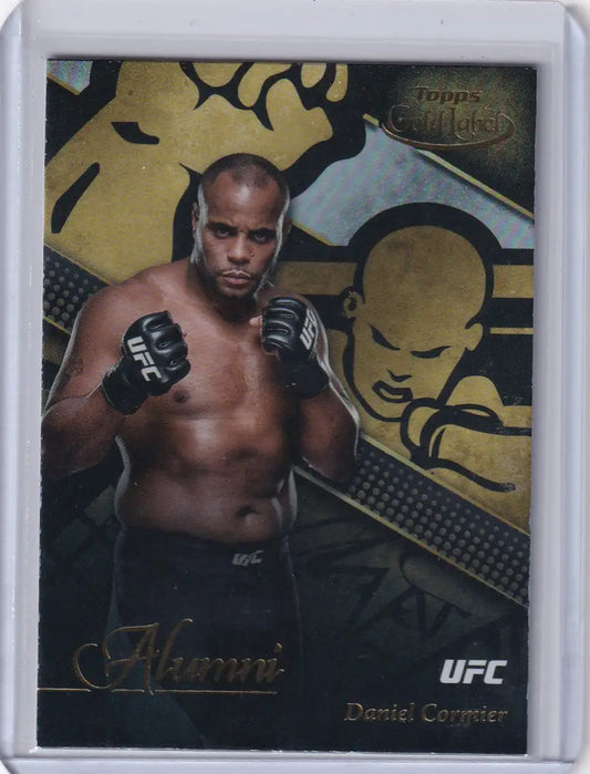 UFC trading card of Daniel Cormier from Topps Gold Label Alumni series