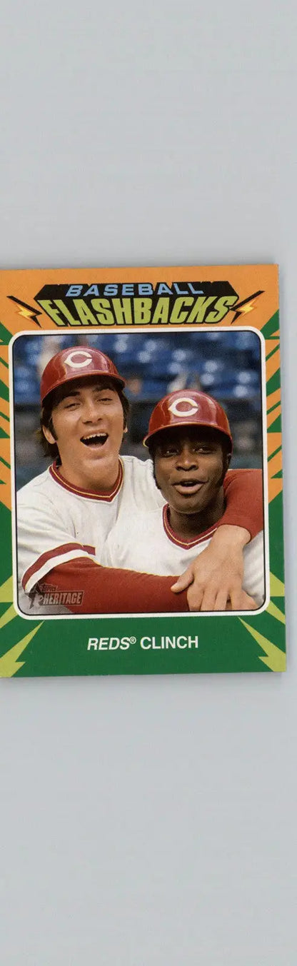 Cincinnati Reds Baseball Flashbacks card from 2024 Topps Heritage #BF-11