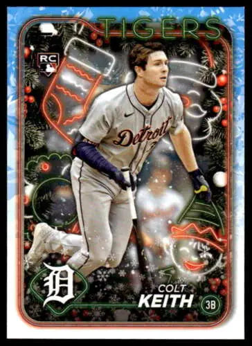 2024 Topps Holiday H62 Colt Keith NM-MT RC Rookie Baseball Card with original gloss