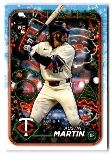 2024 Topps Holiday H67 Austin Martin Baseball Card with original gloss NM-MT RC