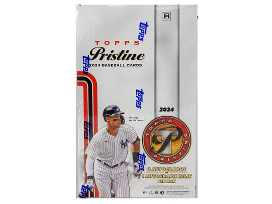 2024 Topps Pristine Baseball Hobby Box with Yankees player and pristine refractor design