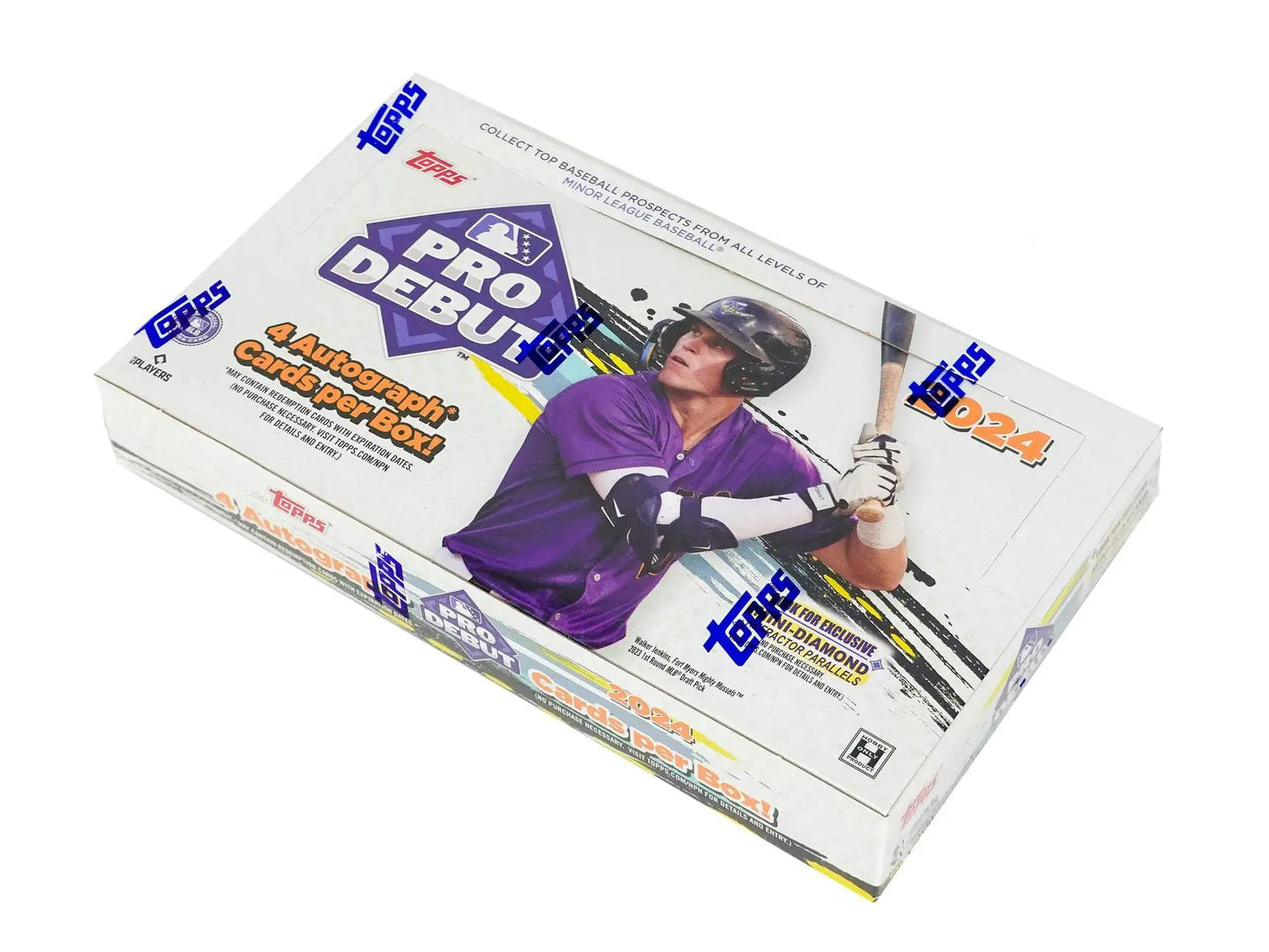 2024 Topps Pro Debut Baseball Hobby Box, featuring Colorado Rockies foil parallel player