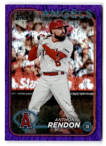 2024 Topps Purple Foil #454 Anthony Rendon baseball card original gloss condition