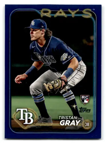 Tristan Gray 2024 Topps Royal Blue #483 NM-MT RC Rookie Baseball Card with original gloss