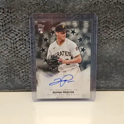 Quinn Priester autographed baseball card from 2024 Topps Series 2 Baseball Stars Autograph