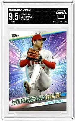 Topps Shohei Ohtani baseball card from 2024 Topps Stars of MLB AC 9.5 collection