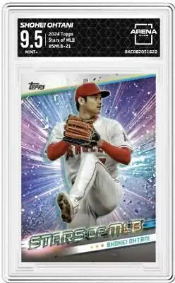 Topps Shohei Ohtani #SMLB-21 Stars of MLB Baseball AC 9.5 collectible card image