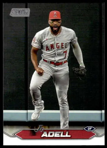 Jo Adell baseball card from 2024 Topps Stadium Club with original gloss finish