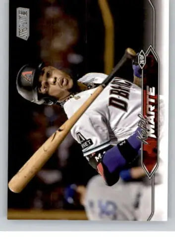 Ketel Marte baseball card from 2024 Topps Stadium Club showcasing original gloss finish