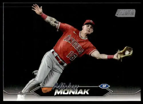 Mickey Moniak baseball card from 2024 Topps Stadium Club with original gloss finish