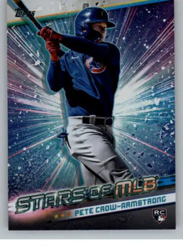 2024 Topps Stars of MLB Pete Crow-Armstrong baseball card with original gloss, Cubs